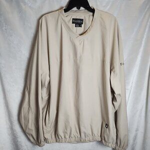 Men's FootJoy Golf pullover wind shirt jacket.